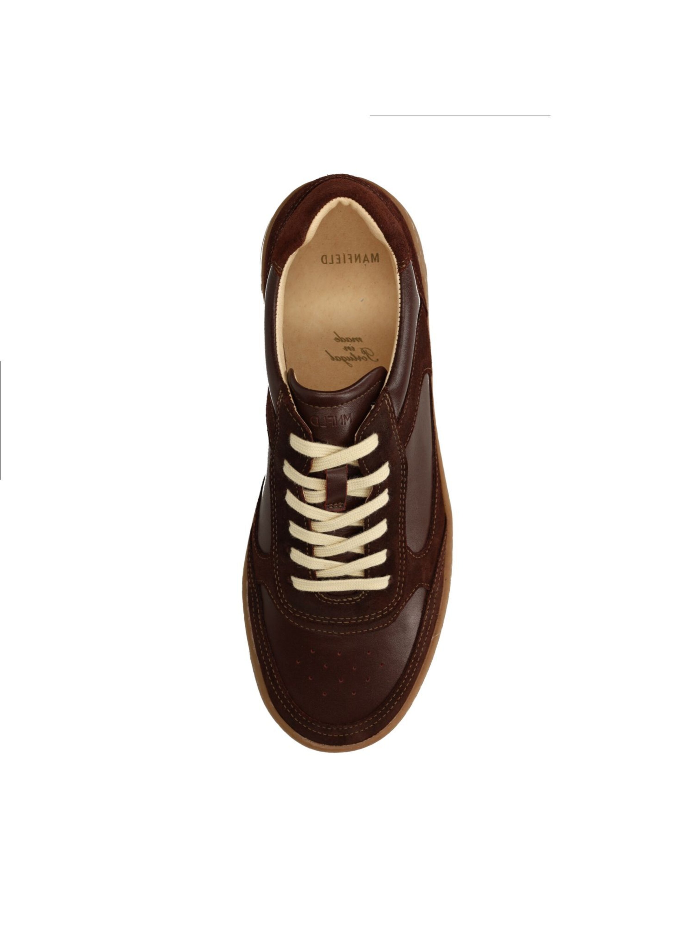 Baskets basses MANFIELD en marron