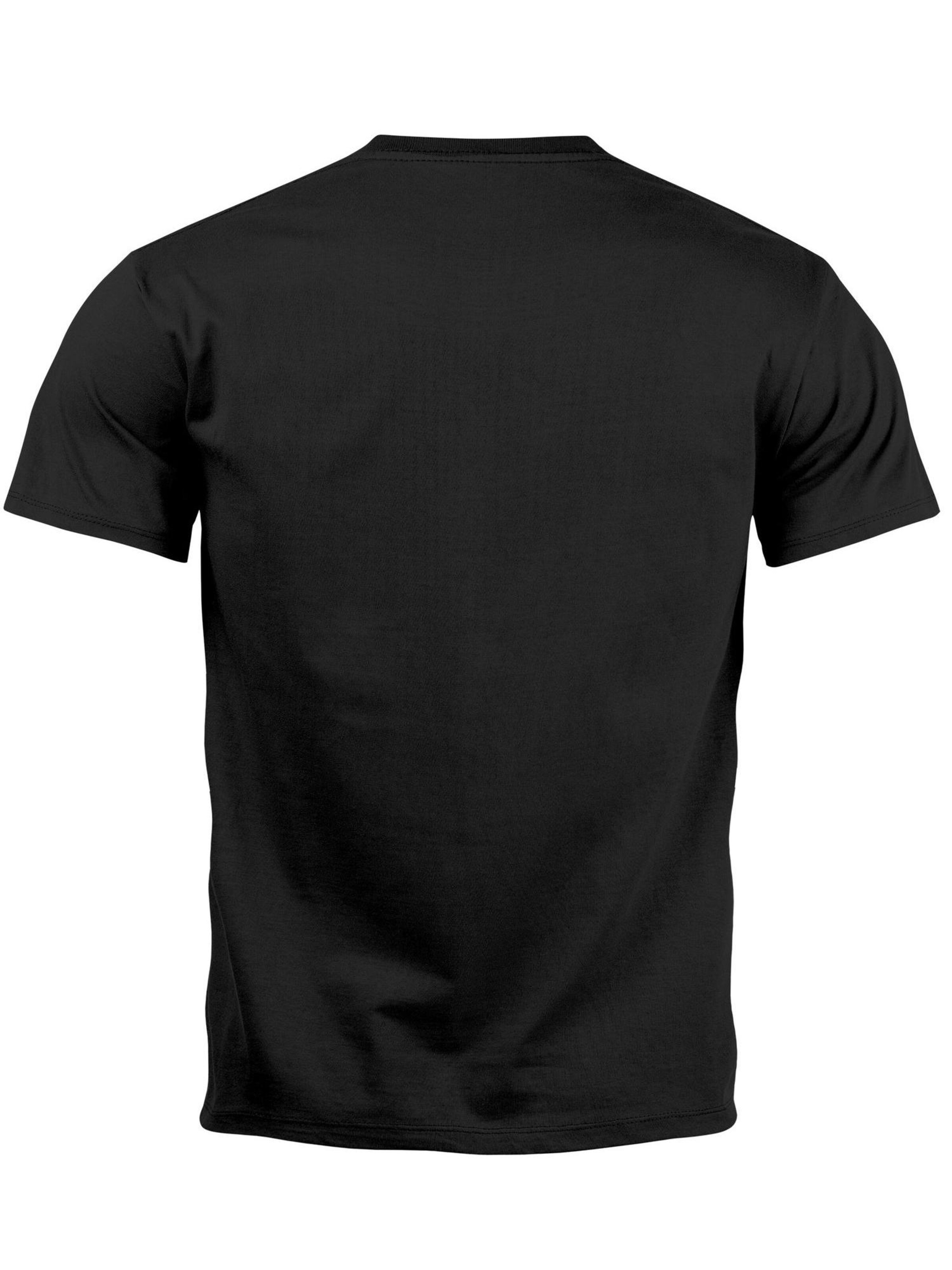 Neverless Shirt 'Fenrir Kompass'‌ in Schwarz