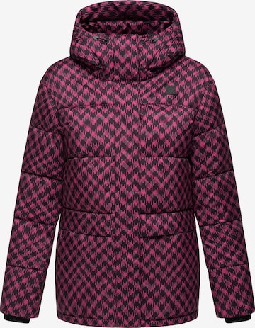 Veste fonctionnelle 'Wikesh' Ragwear en rose : devant