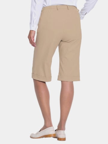 Goldner Regular Pants 'CARLA' in Brown