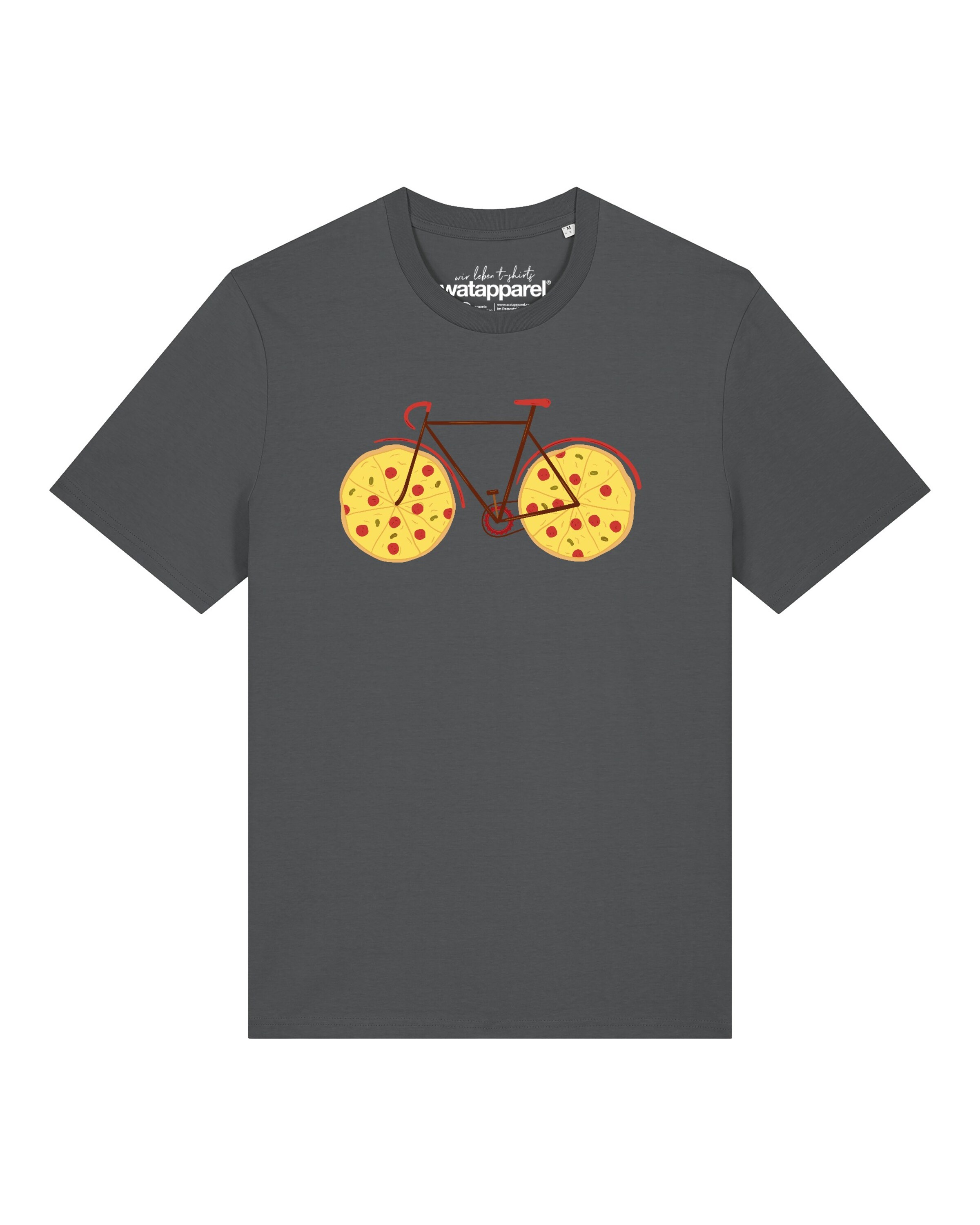 T-Shirt Watapparel en gris : devant