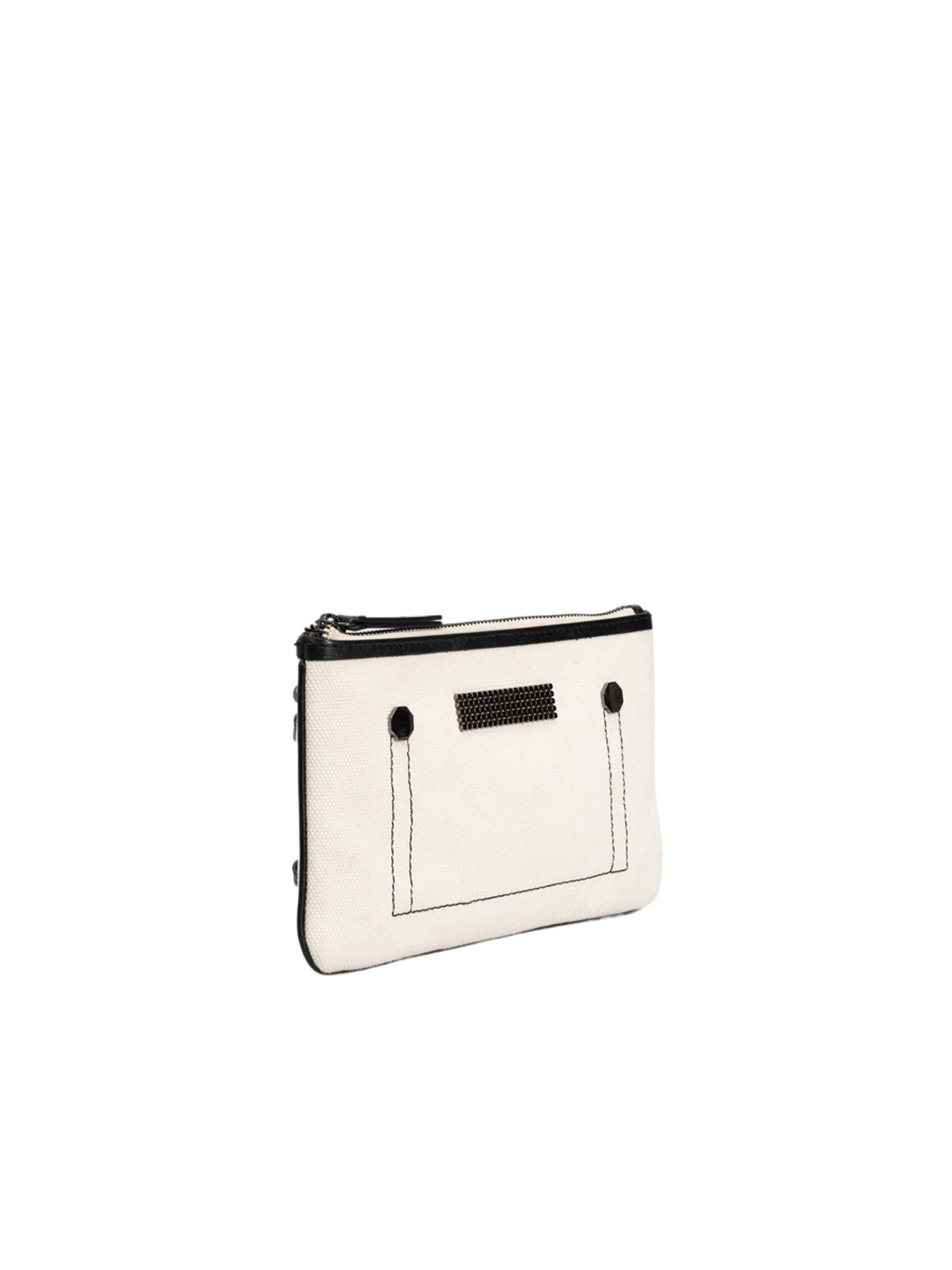 Clio Crossbody bag 'MINI DENIM CANVAS' in White