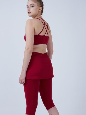 SPORTKIND Sportrok '2-in-1 Tennis Skirt with Leggings' in Rood