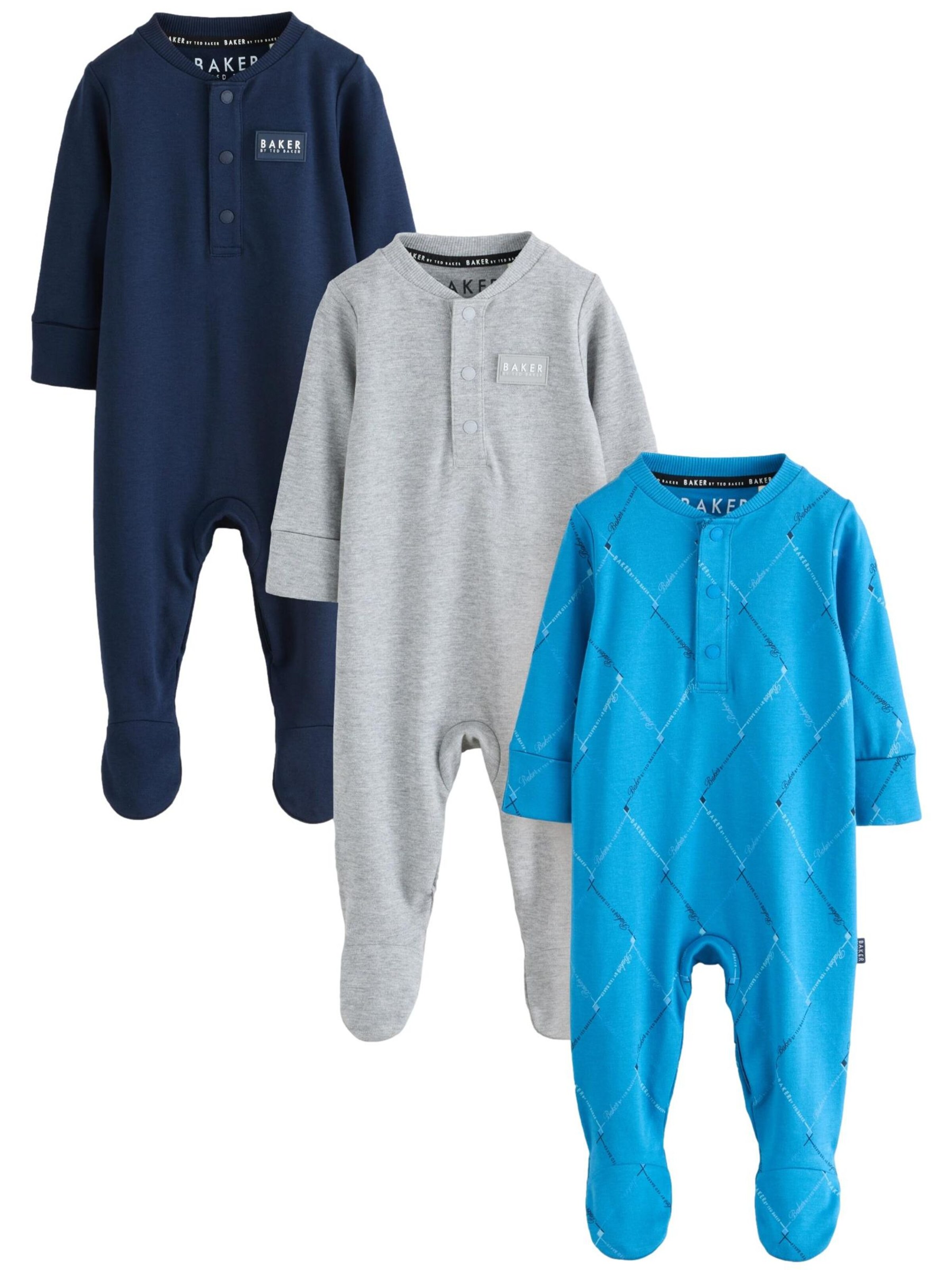 Baker by Ted Baker Pyžamo – modrá: přední strana