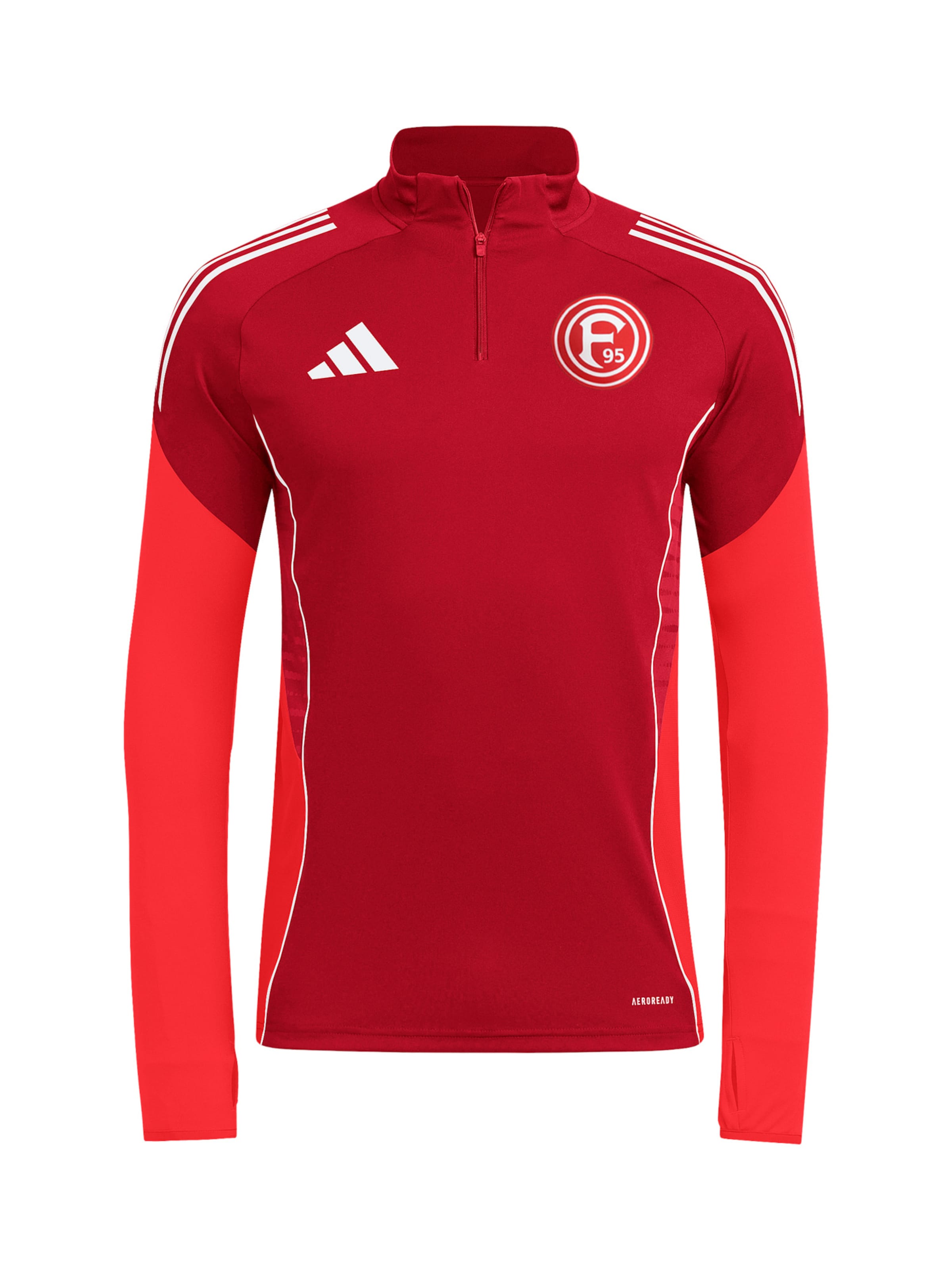 ADIDAS PERFORMANCE Toiminnallinen paita 'Fortuna Düsseldorf' värissä punainen: etupuoli