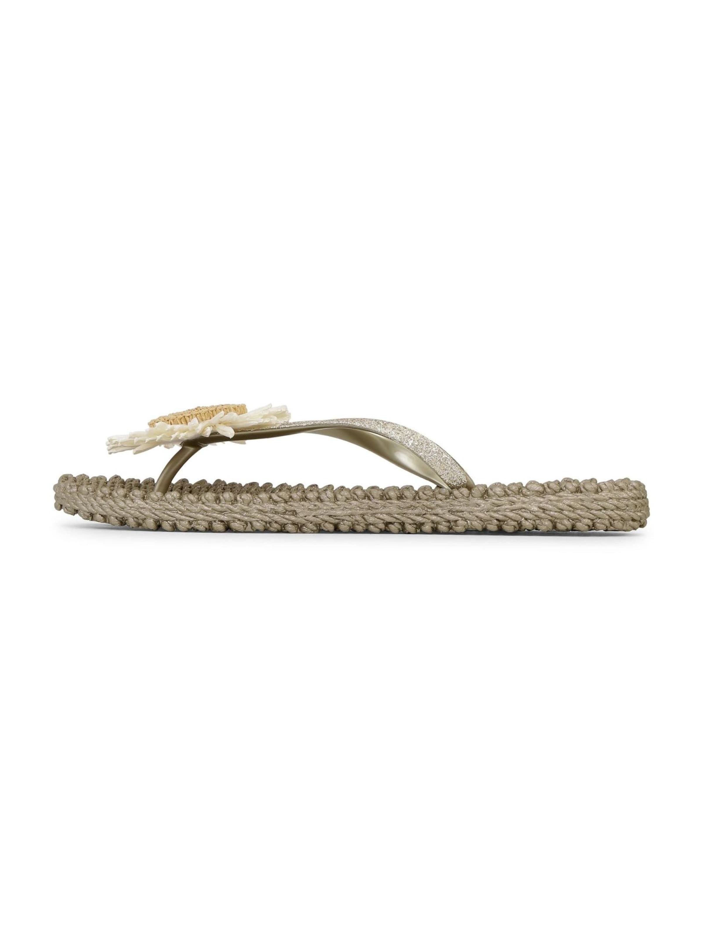 ILSE JACOBSEN T-bar sandals 'Cheerful16F' in Silver