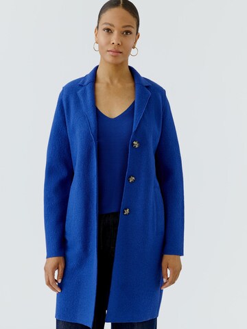 OUI Between-Seasons Coat 'Mayson' in Blue: front