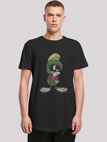 T-Shirt 'Marvin The Martian Pose' F4NT4STIC en noir : devant