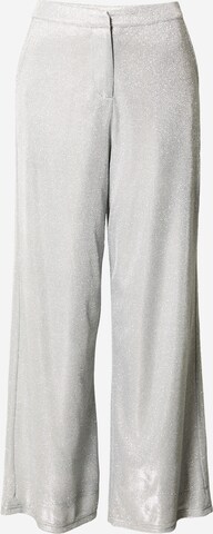 The Frolic Široke hlačnice Hlače 'LEIGH' | srebrna barva: sprednja stran