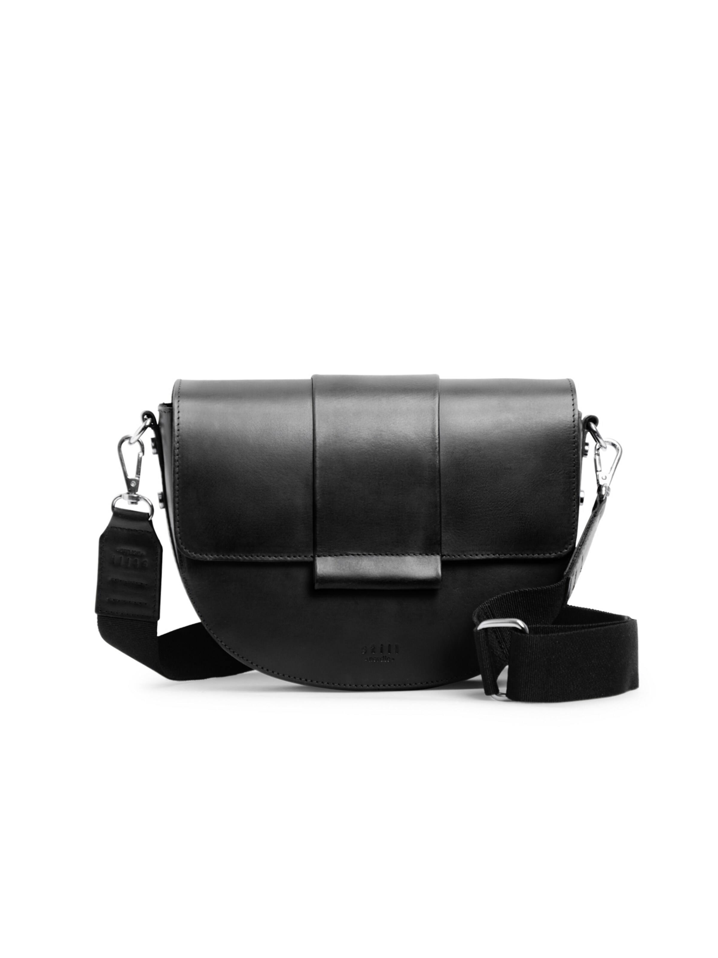 still Nordic Umhängetasche 'April Novus' in Schwarz: Vorderseite