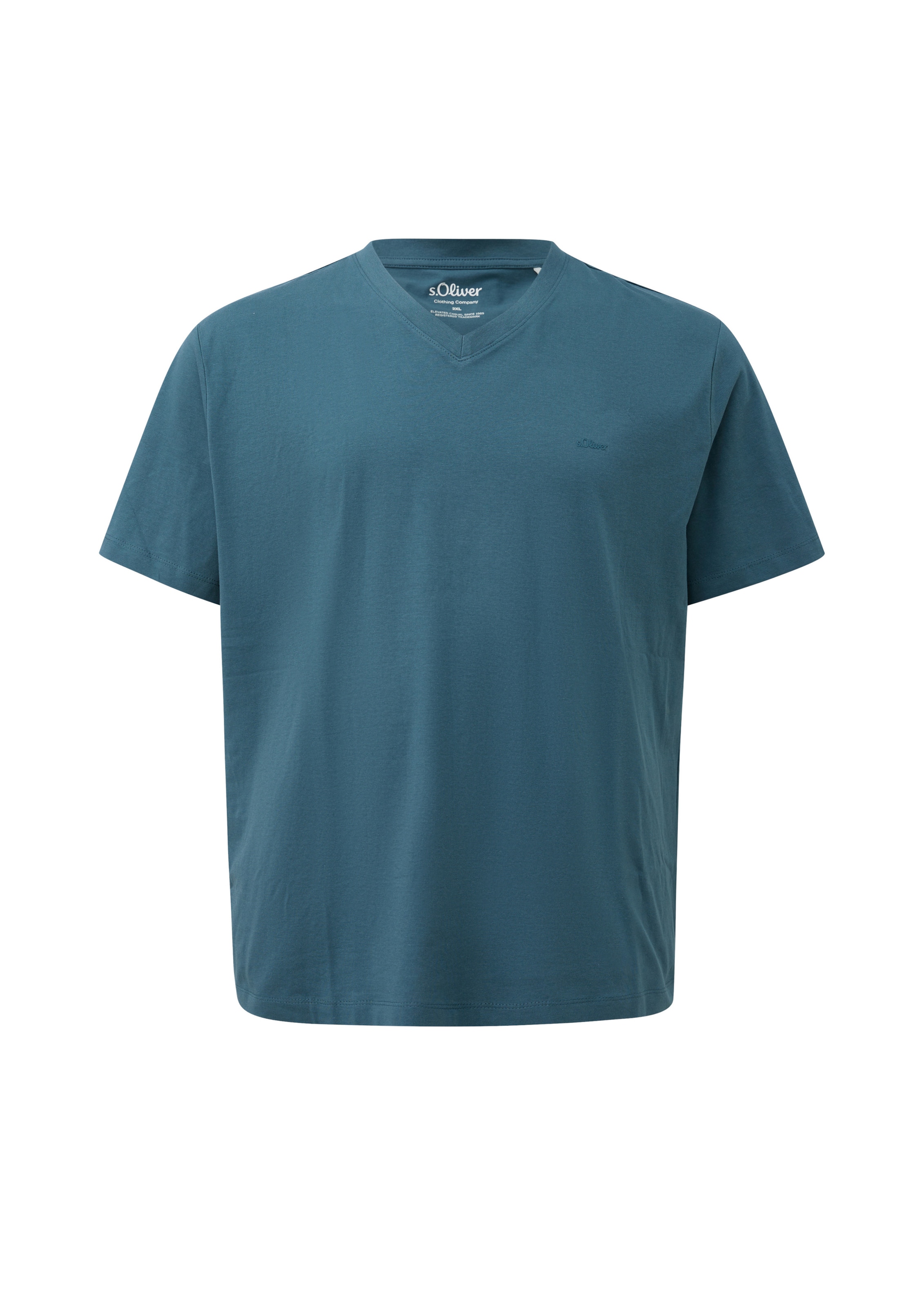 T-Shirt s.Oliver Men Big Sizes en bleu : devant