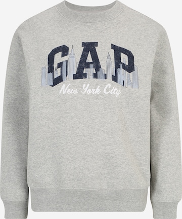 pelēks Gap Petite Sportisks džemperis: no priekšpuses
