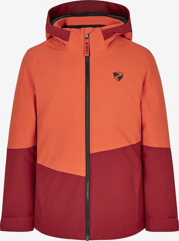ZIENER Athletic Jacket 'Avak' in Orange: front