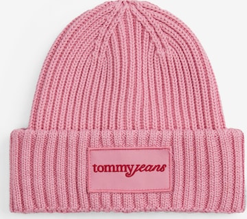 Tommy Jeans Шапка в Ярко-розовый: спереди