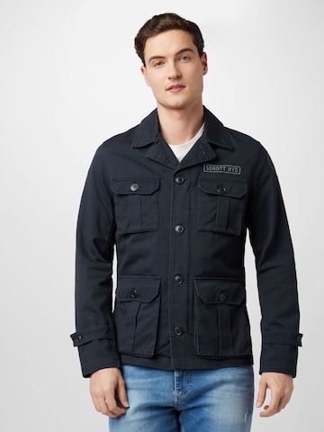 Schott NYC Jacke in Blau: predná strana