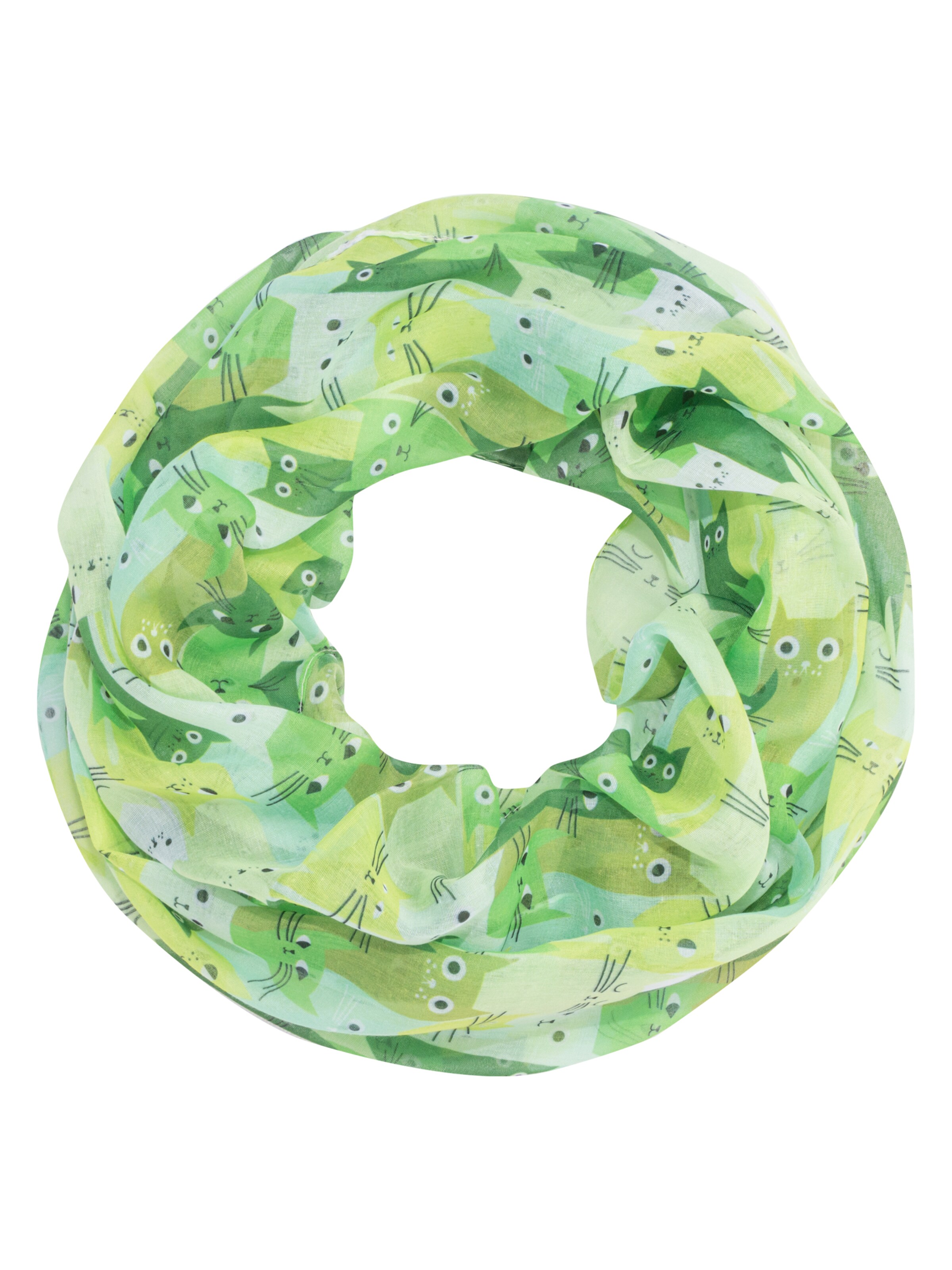 Seasons of April Schal 'Molly' in Grün: Vorderseite