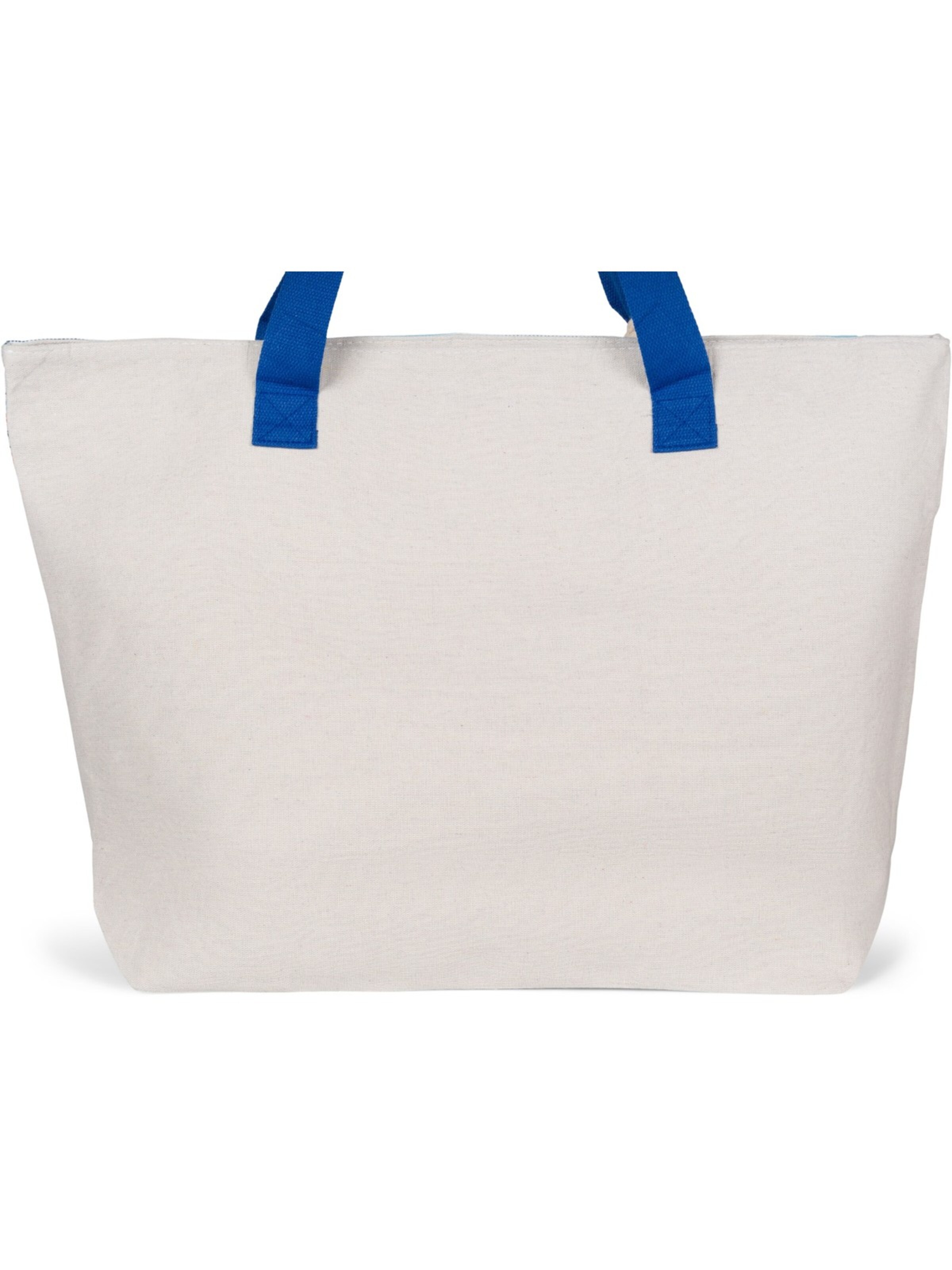 styleBREAKER Strandtasche 'Strandtasche Azteken Muster - Boho'‌‌‌ in Blau