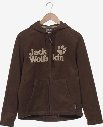JACK WOLFSKIN Sweatshirt & Zip-Up Hoodie in S in Brown: front
