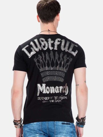 CIPO & BAXX Shirt in Zwart