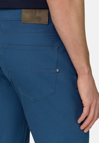 Boggi Milano Slim fit Chino trousers in Blue