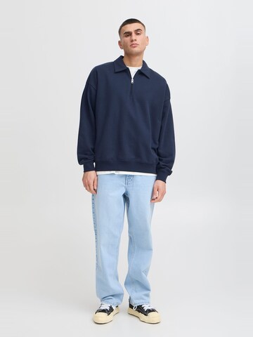 !Solid Polokragenpullover ' SDOWNEY ' in Blau