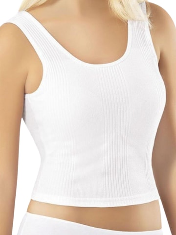 fashionshowcase - Top 'RIBBIA' en blanco