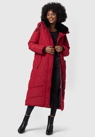 NAVAHOO Winter coat 'Hingucker XIV' in Red: front