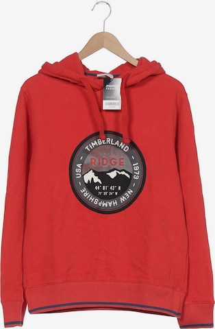 TIMBERLAND Sweatshirt & Zip-Up Hoodie in M in Red: front