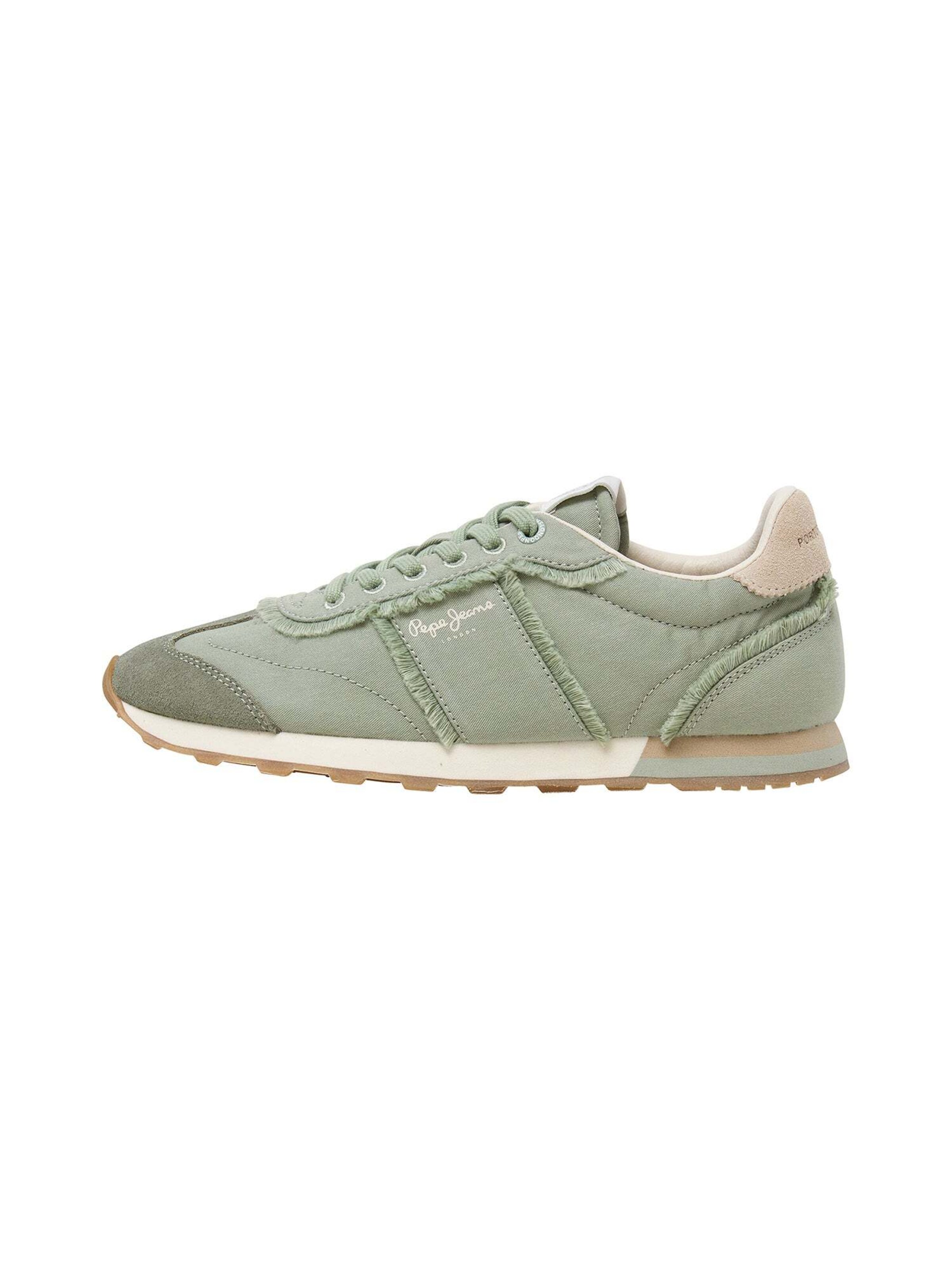 Pepe Jeans Sneakers laag 'Once' in Groen: voorkant