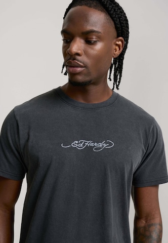 Ed Hardy Μπλουζάκι 'Dragon Panther' σε μαύρο