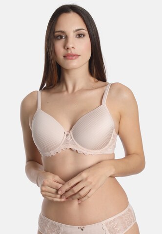 sassa T-shirt Bra 'BEAUTIFUL CLASSIC' in Beige