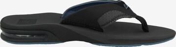 REEF Beach & Pool Shoes 'Fanning' in Black