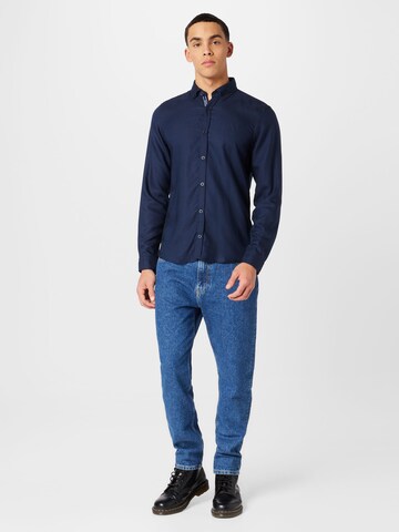 JOOP! Jeans Slim Fit Hemd 'Haven' in Blau