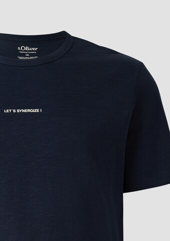 T-Shirt s.Oliver en bleu