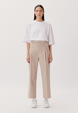 Regular Pantalon à plis 'Studio ' Studio Seidensticker en beige