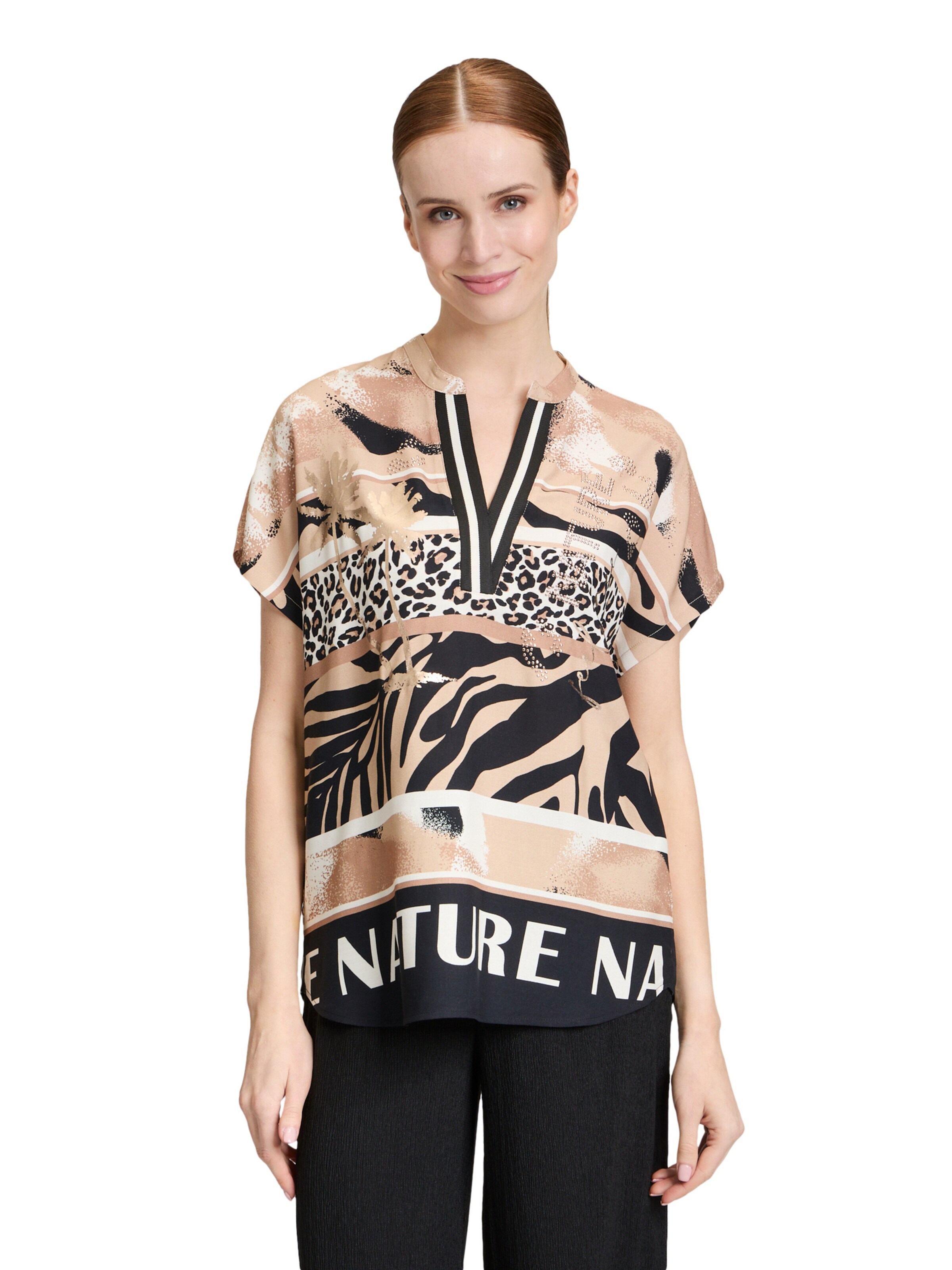 Camicia da donna di Betty Barclay in beige: frontale