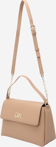 Calvin Klein Håndtaske i beige: forside