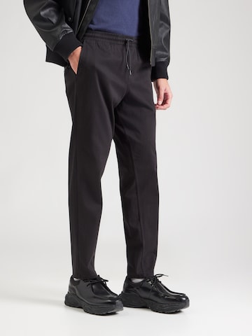 JACK & JONES Alt kitsenev Püksid 'JWHACE NICO', värv must: eest vaates