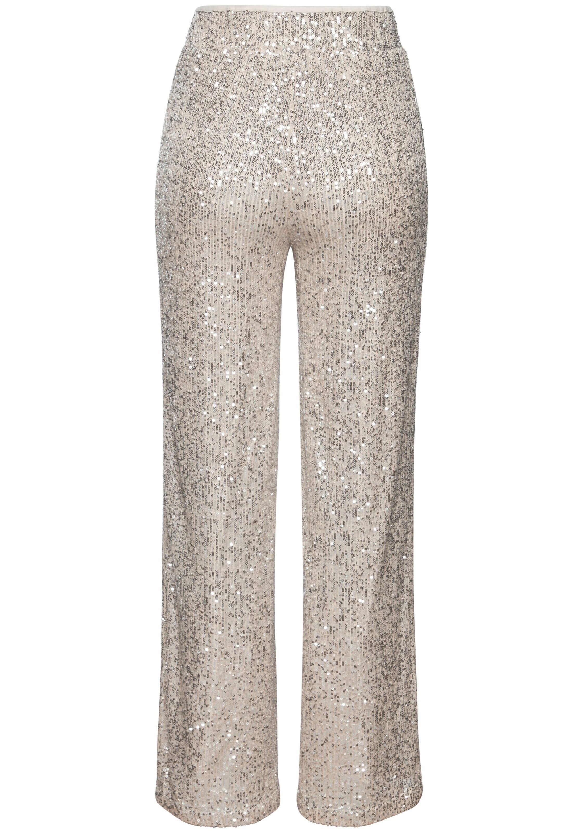LASCANA Wide leg Broek in Beige