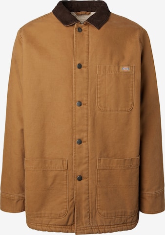 DICKIES Between-Season Jacket 'DUCK' in Brown: front