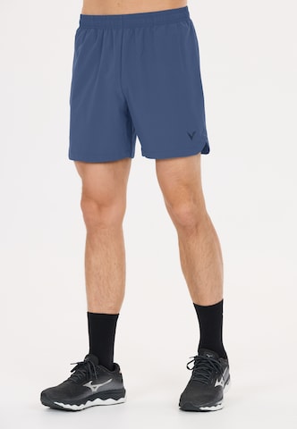 Virtus Regular Workout Pants 'Spier V3' in Blue: front