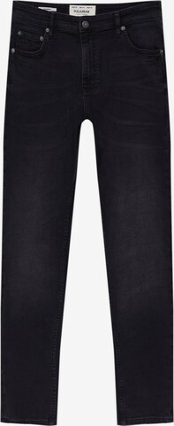 Pull&Bear Slimfit Jeansy w kolorze czarny: przód