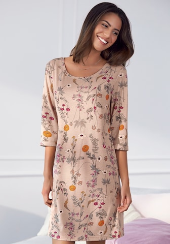 LASCANA Nightgown in Pink: front