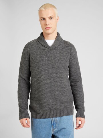 BOSS Sweater 'Amado' in Grey: front