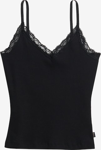 Superdry Top 'Essential' in Black: front