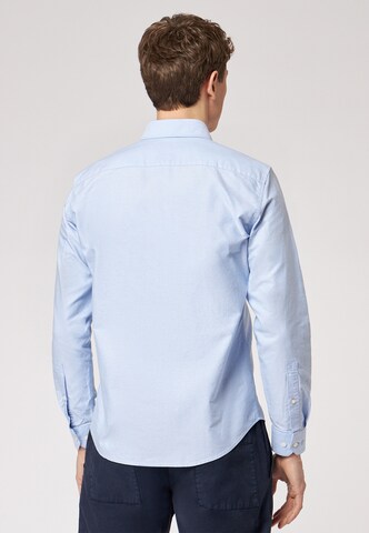 ROY ROBSON Regular Fit Langarmhemd in Blau