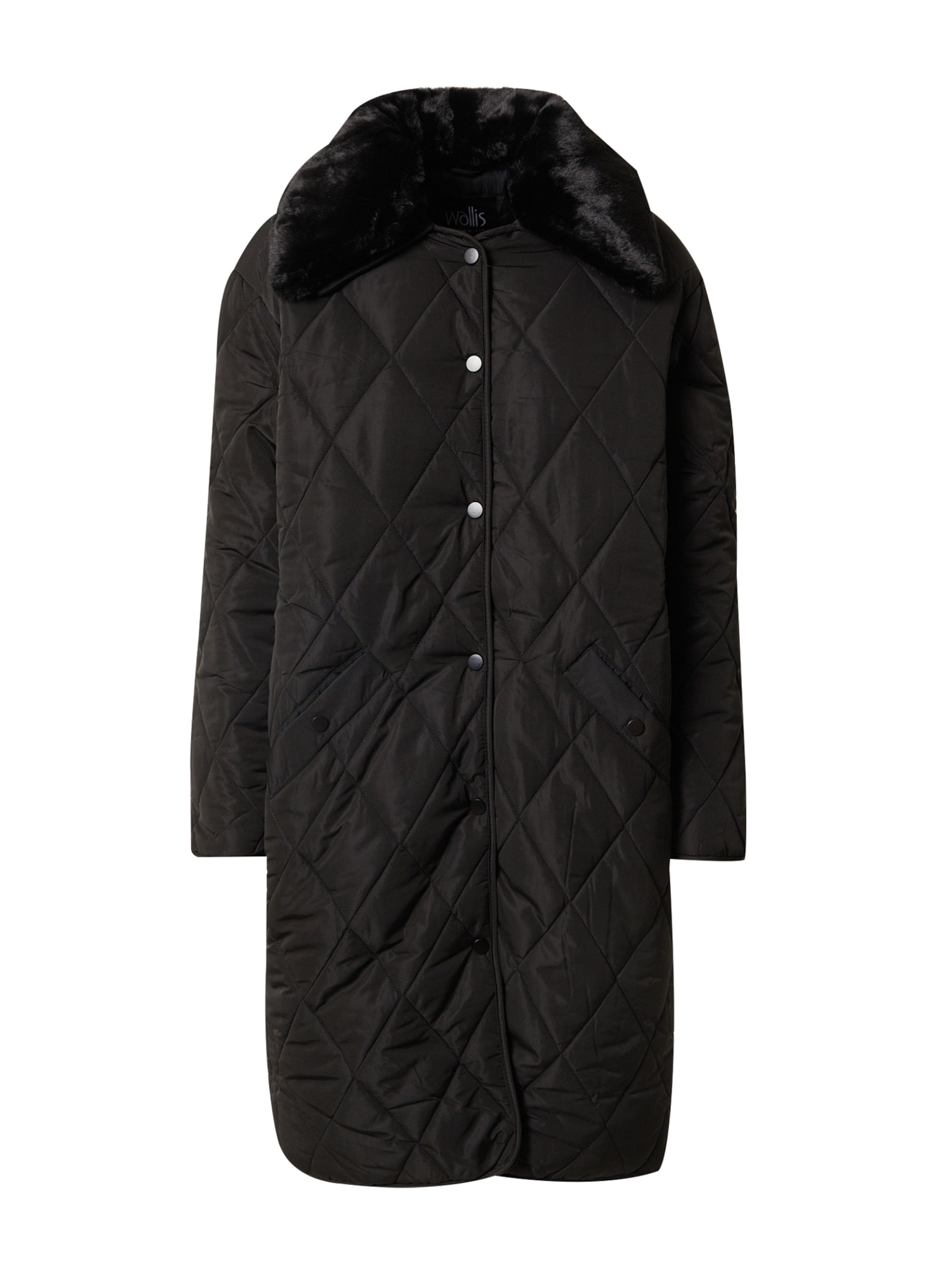 Wallis Välikausitakki värissä musta: etupuoli