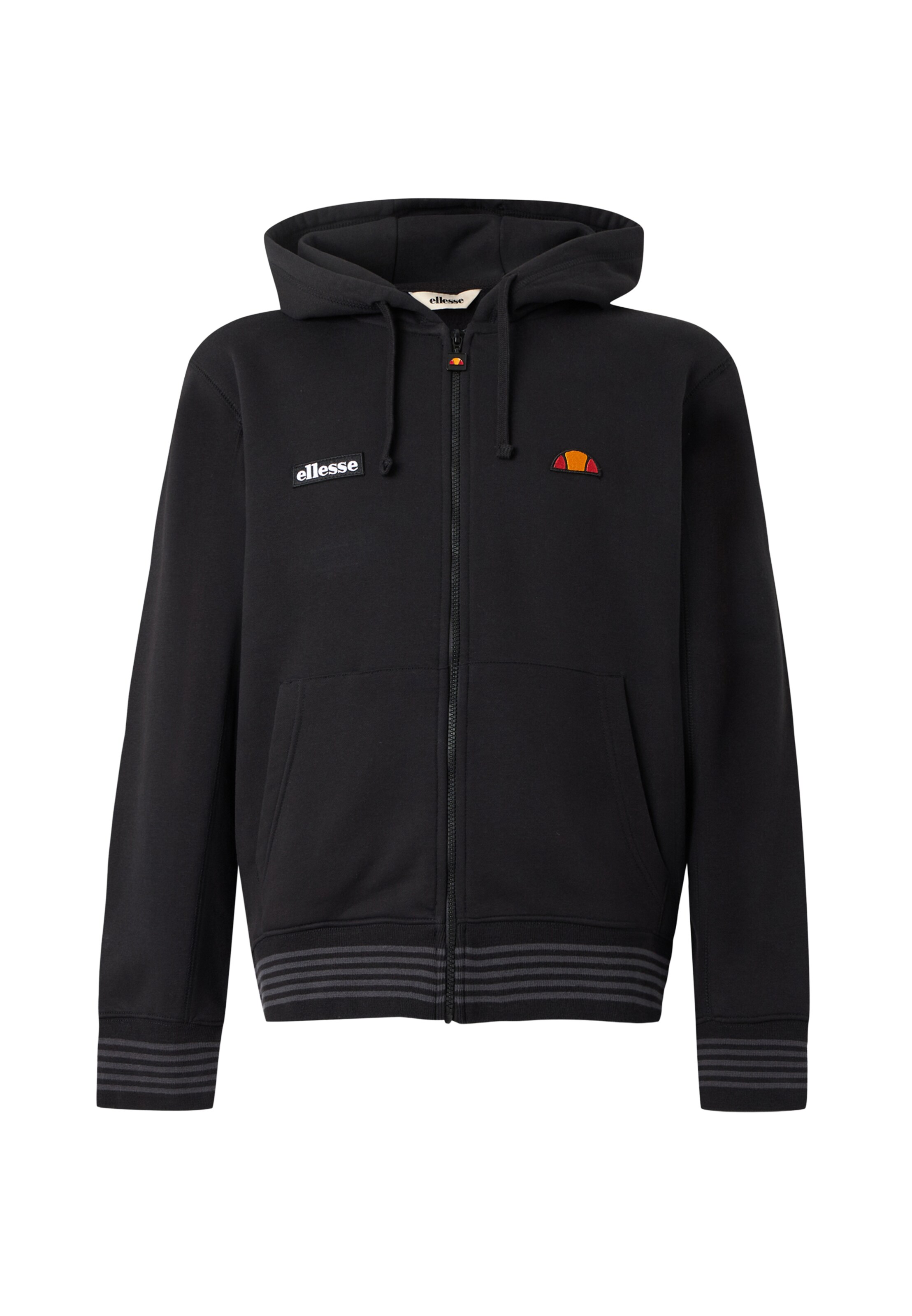 ELLESSE Ζακέτα φούτερ 'Verazo' σε μαύρο: μπροστά