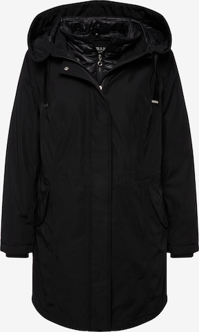 Ulla Popken Raincoat in Black: front