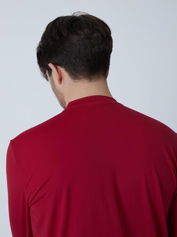 SPORTKIND Performance shirt 'Langarmshirt High-Neck' in Red